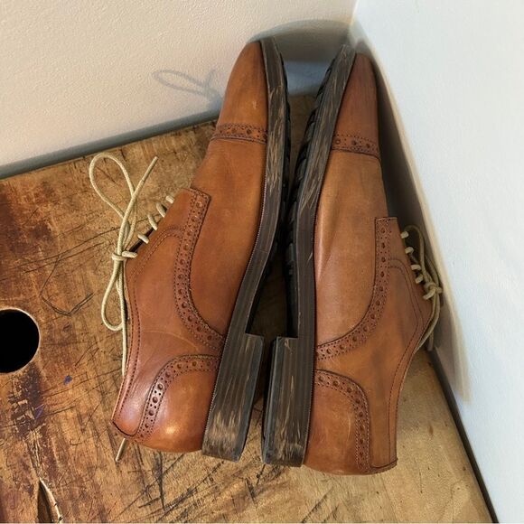 Cole Haan men\'s sz 7.5 derby oxford dress shoes preworn main image 4